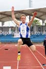 Mens  senior long jump, Northern Senior and Under-20s Track and Field Champs., Manchester. Photo: David T. Hewitson/Sports for All Pics